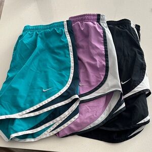 Nike Shorts Set - Turquoise, Lavender, Black medium